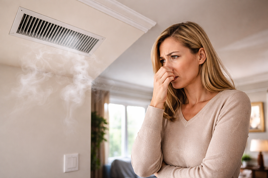 Common HVAC odor troubleshooting