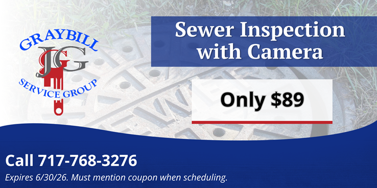 Sewer Inspections with Camera Only $89